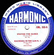 78 Tours Microsillon  - CHARLES BRULL LTD - état Tb - SPANISH FIRE DANCE - HACIENDA IN THE SUN   Guitare Solo (Conchita) - Spezialformate