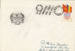 60083- ELECTIONS SPECIAL POSTMARK ON COVER, NATIONAL DAY STAMP, 1980, ROMANIA - Briefe U. Dokumente