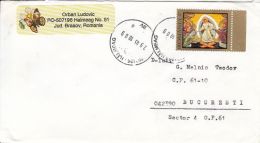 60128- ICON, STAMPS ON COVER, 2010, ROMANIA - Covers & Documents