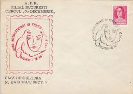 60135- INTERNATIONAL YEAR OF WOMEN, SPECIAL COVER, 1975, ROMANIA - Brieven En Documenten