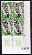 Polynésie Française  53 Arts Des Marquises Bloc De 4 Coin Daté  Neuf * * TB  MNH Cote 24.4 - Unused Stamps