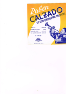 Carton Présentation Disque(Vitrine ?) Ruben Cazaldo Et Son Orcheztre Tropical Pasillo Manbo Gitano Besame Aqui Yo Quiero - Accessoires, Pochettes & Cartons