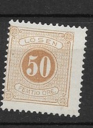 1877 MH Sweden Porto Perf 13 - Postage Due