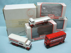 EFE - Coffret Set 3 AEC MAMMOTH Camion Bus FISHERMAN'S FRIEND BO 1/76 OO - Schaal 1:76