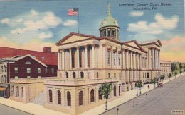 Pennsylvania Lancaster County Court House Curteich - Lancaster