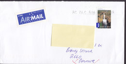 Australia INTERNATIONAL AIR MAIL Par Avion Label CULCAIRN (NSW) 2008 Cover Brief BRØNDBY STRAND Denmark (2 Scans) - Cartas & Documentos