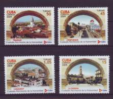 2009.54 CUBA 2009 COMPLETE SET MNH PATRIMONIO CITY. CIUDADES PATRIMONIO. LA HABANA. CAMAGUEY. TRINIDAD. CIENFUEGOS. - Unused Stamps