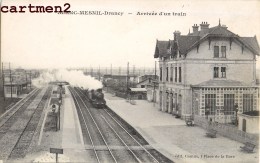 LE BLANC-MESNIL DRANCY LA GARE ARRIVEE D'UN TRAIN LOCOMOTIVE 93 - Le Blanc-Mesnil