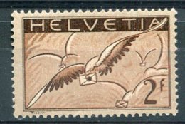 2567 -  SUISSE   PA N° 15b *   2Fr  Brun Foncé Et Brun-rouge      SUPERBE - Unused Stamps