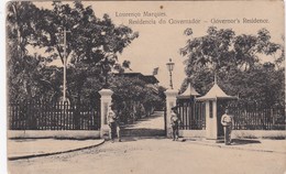 Delcampe - POSTCARD  MOZAMBIQUE MOÇAMBIQUE - LOURENÇO MARQUES - GOVERNOR´S RESIDENCE - Mosambik