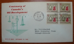 Letter - Cover - Sobre De Canada 1958 - Briefe U. Dokumente