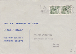 Lettre Commerciale  De La Firme Roger Finaz - Fruits Et Primeurs En Gros - Genève - Collections