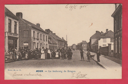 Menen / Menin - Le Faubourg De Bruges ... Top Geanimeerd - 1905 ( Verso Zien ) - Menen