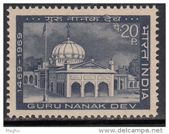 India  MNH 1969, Guru Nanak Dev, - Neufs