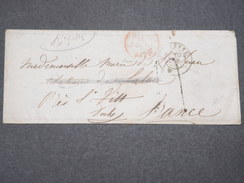 SUISSE - Lettre De Vevey Pour La France En 1850 - L 7490 - ...-1845 Prefilatelia
