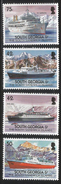 2004 South Georgia Merchant Ships Complete Set Of 4 MNH - South Georgia