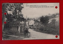 1 Cpa Carte Postale Ancienne - MEILHAN SUR GARONNE, VUE PRISE DES BORDS Du Canal - Meilhan Sur Garonne