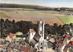 95-CHARS- VUE DU CIEL, L'EGLISE - Chars