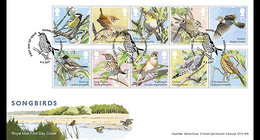 Groot-Brittannië / Great Britain - Postfris / MNH - FDC Zangvogels 2017 - Unused Stamps