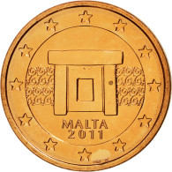 Malte, 2 Euro Cent, 2011, SPL, Copper Plated Steel, KM:126 - Malte