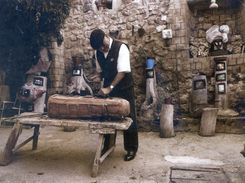 Delcampe - Hontanas - Camino De Santiago - Sculpteur Sur Bois - Burgos