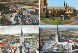 59 - Hondschoote - Lot De 7 Cartes - Place General De Gaulle - Eglise Saint Waast - Kiosque - Hondshoote