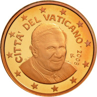 Cité Du Vatican, Euro Cent, 2008, SPL, Copper Plated Steel, KM:375 - Vatican