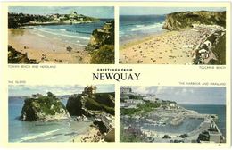 CPSM Greetings From NEWQUAY - Année 1958 - Newquay