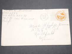 ETATS UNIS - Entier Postal Militaire En 1945 Pour Northfield - L 7588 - 1941-60