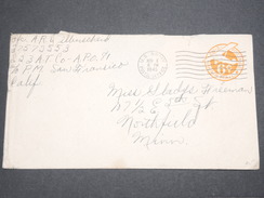 ETATS UNIS - Entier Postal Militaire En 1945 Pour Northfield - L 7589 - 1941-60