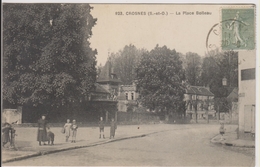 D91 - CROSNES - LA PLACE BOILEAU (ENFANTS) - Crosnes (Crosne)