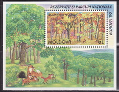 Europa CEPT 1999 MOLDOVA Nature Reserves - Fine S/S MNH** - 1999