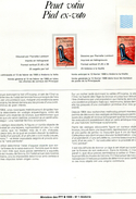 Andorre-1988-document De La Poste- Pied Ex-voto( N°1) - Covers & Documents