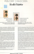 Andorre-1989-document De La Poste- Patrimoine Andorran ( N°5) - Brieven En Documenten