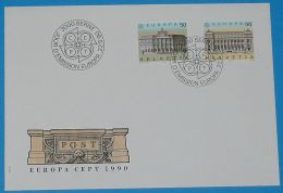 SCHWEIZ 1990 Mi-Nr. 1415/16 CEPT FDC - 1990