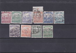 - Perfores - Perfines Perfins - HUNGARY UNGARIA 10 STAMPS. - Perfins