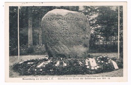 D-7547    NEUENBURG Am URWALD : Denkstein Zu Ehren Der Gefallenen Von 1914-1918 - Oldenburg