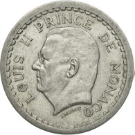 Monnaie, Monaco, Louis II, 2 Francs, 1943, TTB, Aluminium, KM:121, Gadoury:MC - 1922-1949 Louis II