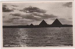 EGYPT  - NIGHTFALL AT THE PYRAMIDS  Unused -perfect Shape-around 1920 - Pyramides