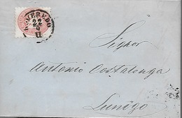 1865 Roveredo 5 Kr. Per Lonigo - Lettera Commerciale - Lombardo-Venetien