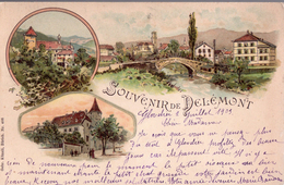 Souvenir De Delémont Litho. - Delémont