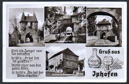 A4485 - Alte MBK Ansichtskarte - Gruß Aus Iphofen - Gaststätte Gasthof Zur Goldenen Krone - Gel O. Marke - Dangel - Kitzingen