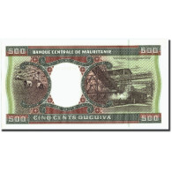 Billet, Mauritanie, 500 Ouguiya, 2001, 2001-11-28, KM:8b, NEUF - Mauritanien