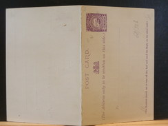 68/823   POST CARD      XX  + REPLY - Storia Postale