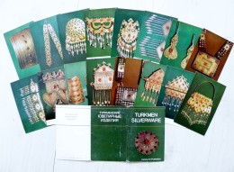 16 Cards In Folder From Ussr 1975 Turkmenistan Turkmen Silverware Jewelry - Turkmenistan