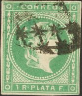 DEPENDENCIAS POSTALES ESPAÑOLAS. Filipinas. º 16 1 Real Verde Esmeralda. MAGNIFICO. (Edifil 2017: 71€) - Filipinas