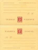 DEPENDENCIAS POSTALES ESPAÑOLAS. Cuba-Entero Postal. (*) EP31/38 Serie Completa Sobre Tarjetas Entero Postales. M - Cuba (1874-1898)
