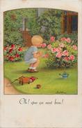 CPA Pauli EBNER Enfants Type Bouret Non Circulé éditeur BD Ou 8D Entrelacés Numéro 1447 - Ebner, Pauli