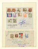 CANARIAS. SOBRE (1936ca). Espectacular Colección De Sesenta Y Siete Cartas De Las Emisiones De Canarias, La Mayor - Other & Unclassified