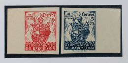 AYUNTAMIENTO DE BARCELONA. (*) 49/50s Serie Completa. SIN DENTAR. MAGNIFICA. (Edifil 2017: 102€) - Barcelone